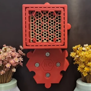 Bienenhotel 75, Farbe: süße Kirsche