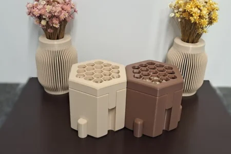 Bienenhotel-Montage, Farbe: braun