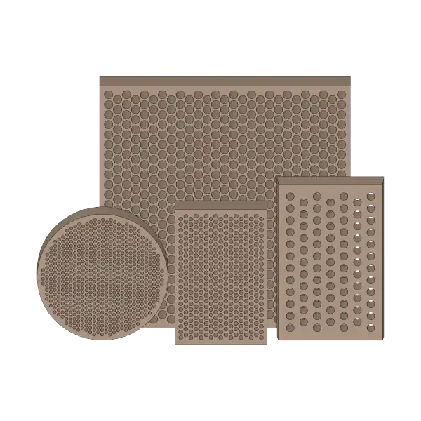 GWF-Rundlochfilter & GA-Siebkerne von hofmann Ceramic